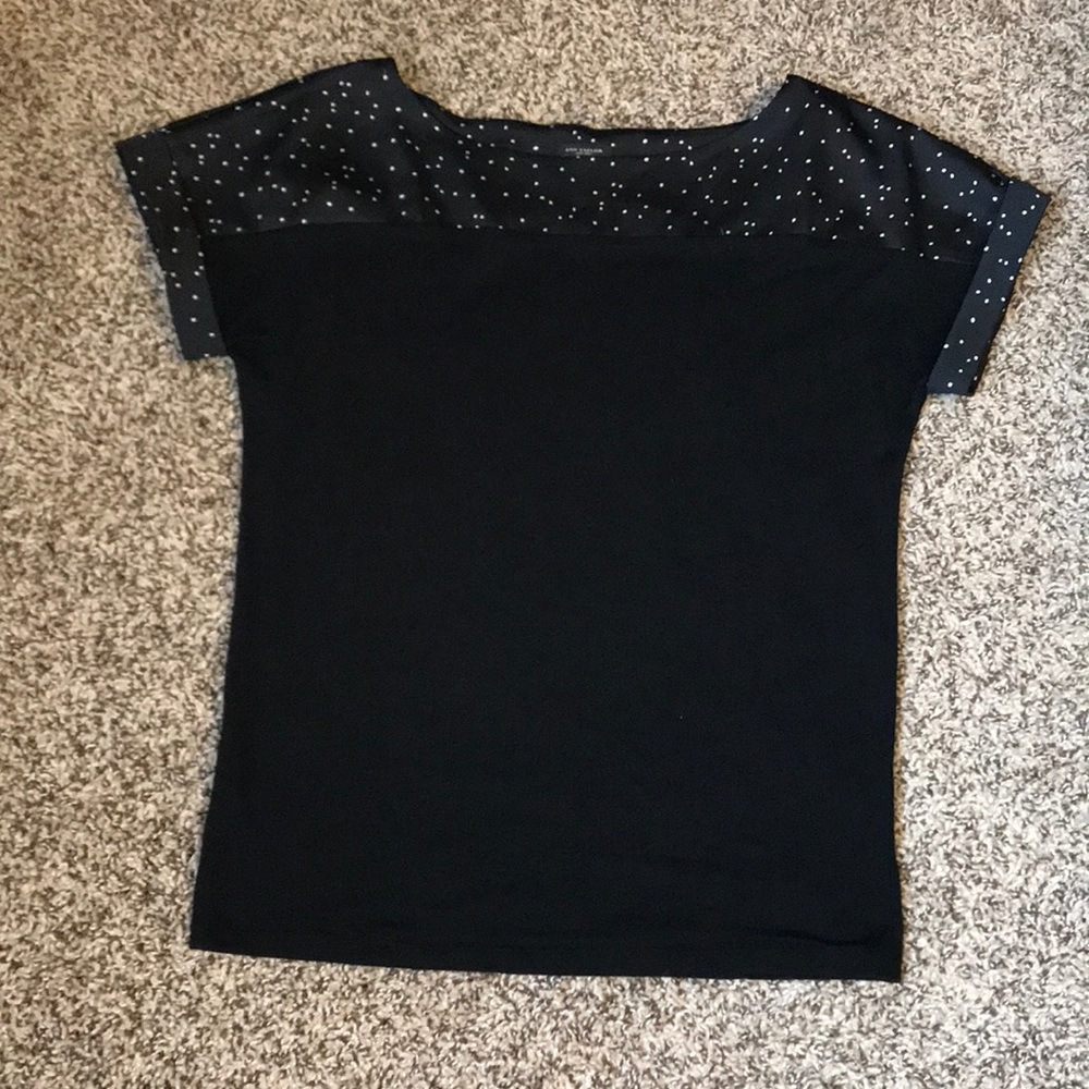 Ann Taylor different textures Top